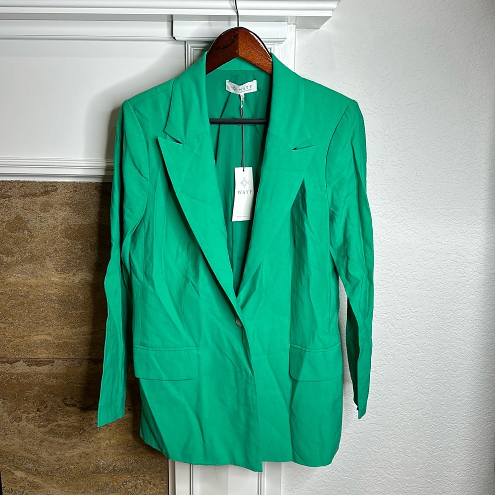 WAYF One-button blazer | M